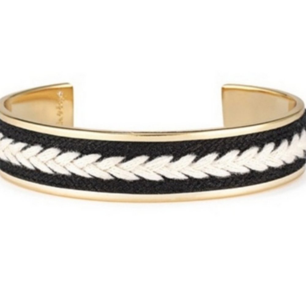 ⬇$13 Stella & Dot Gold and Black Illuminate Cuff